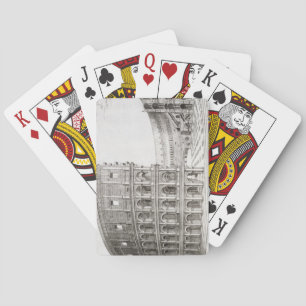 Jeu De Cartes Le Colisée, construit en AD 80 (gravure)