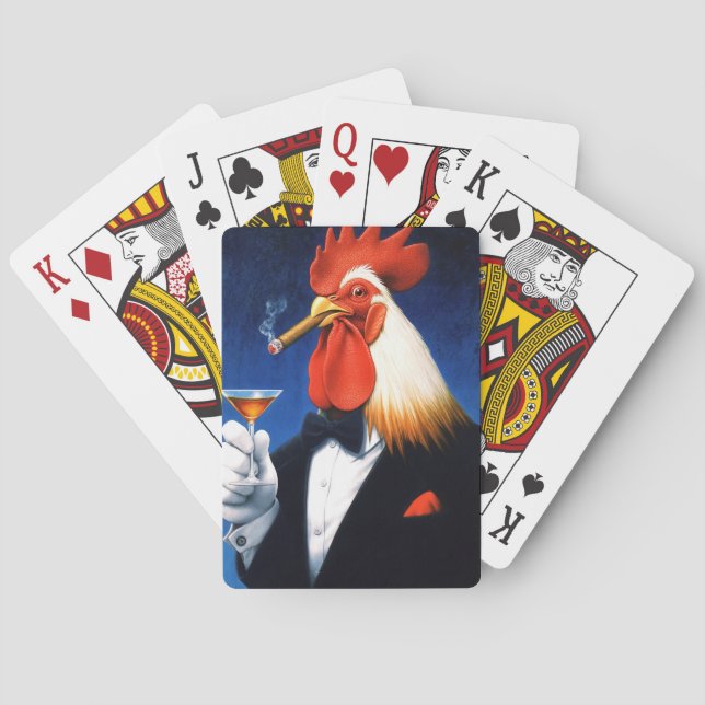 Jeu De Cartes Le coq Dapper | Funny Gentleman's Club (dos)