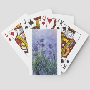 Jeu De Cartes le cru fleurit lilac-irises-1917 monet.