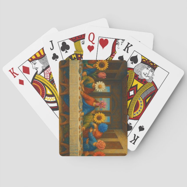 Jeu De Cartes Le Dernier Souper de Fleurs (dos)