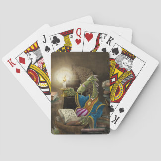 Jeu De Cartes le dragon qui joue aux cartes