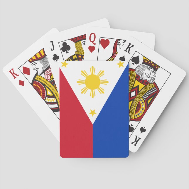 Jeu De Cartes Le drapeau de Philippines (dos)