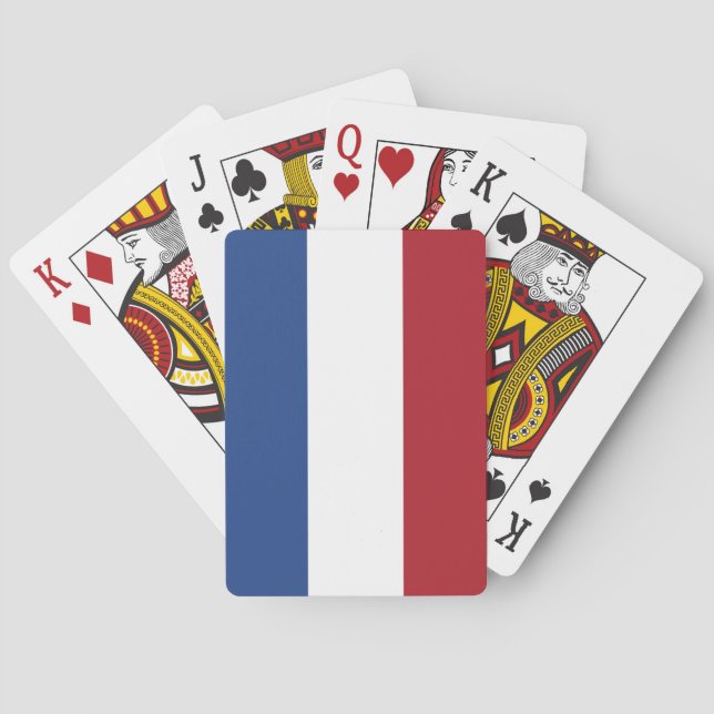 Jeu De Cartes Le drapeau Pays-Bas (néerlandais) (dos)