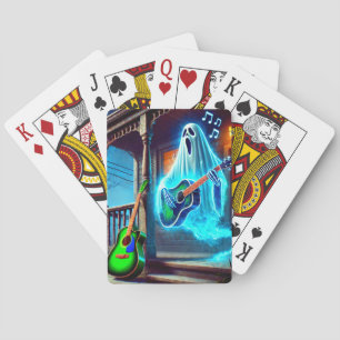 Jeu De Cartes Le fantôme joue de la guitare
