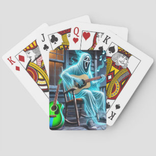 Jeu De Cartes Le fantôme joue de la guitare