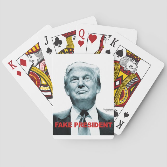 Jeu De Cartes Le faux président (Trump) (dos)