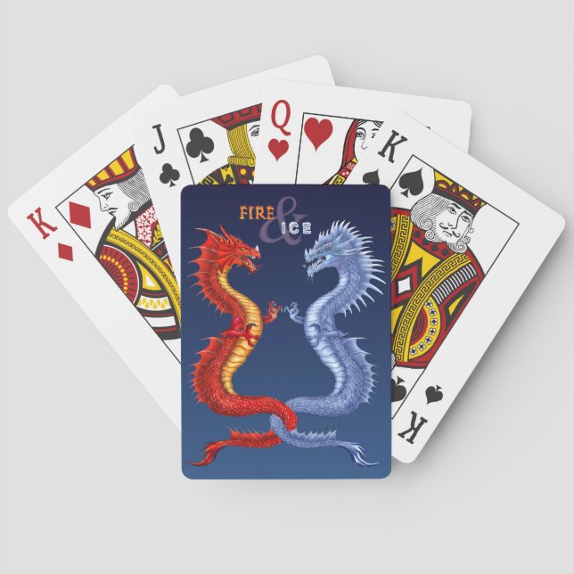 JEU DE CARTES LE FEU ET GLACE (dos)