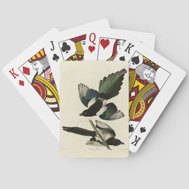Jeu De Cartes Le gâteau américain des oiseaux d'Amérique d'Audub (dos)