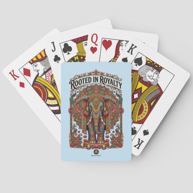 Jeu De Cartes Le Géant Doux : Conception Artistique d'Éléphant (dos)