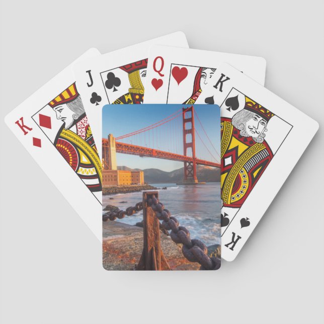 Jeu De Cartes Le Golden Gate Bridge de Fort Point (dos)