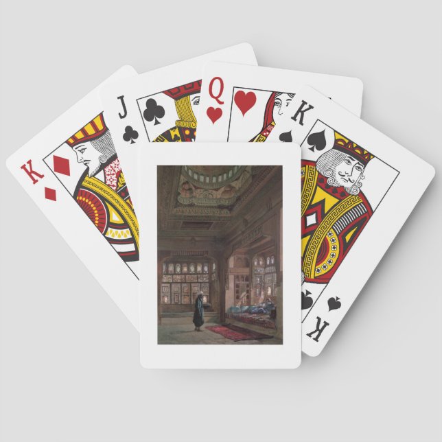 Jeu De Cartes Le harem du cheikh Sadat, Le Caire, 1870 (dos)