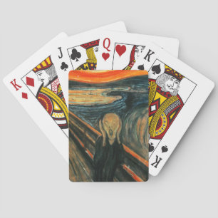 Jeu De Cartes Le hurlement Munch Art Moderne Abstrait