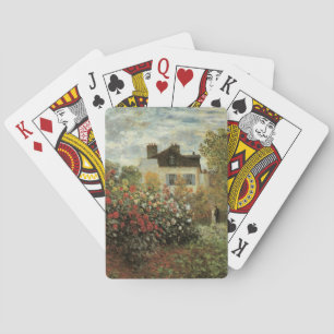 Jeu De Cartes Le Jardin de Monet à Argenteuil de Claude Monet