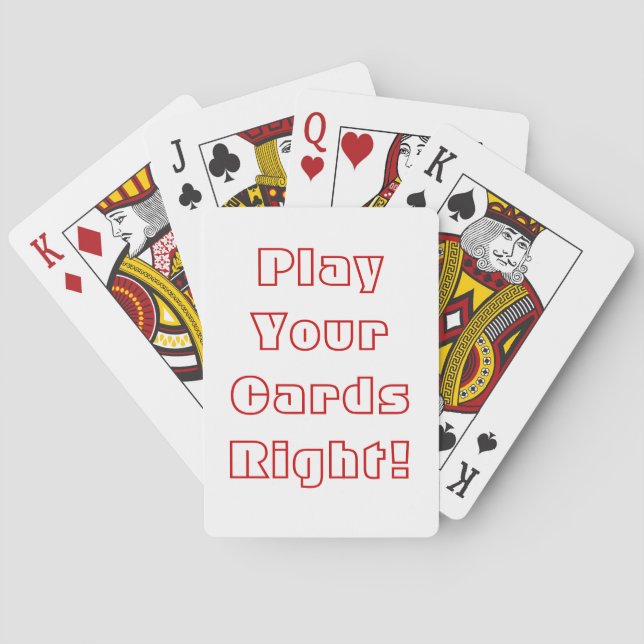 Jeu De Cartes Le "jeu classique vos cartes redressent" des (dos)