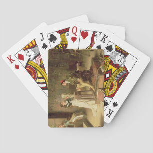 Jeu De Cartes Le jeune sculpteur (huile sur toile)