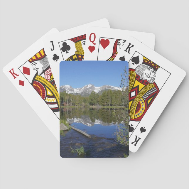 Jeu De Cartes Le lac Sprague II du parc national Rocky Mountain (dos)