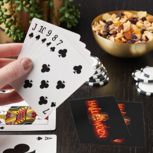Jeu De Cartes Le lettrage de SlipperyJoe's Halloween massif en f
