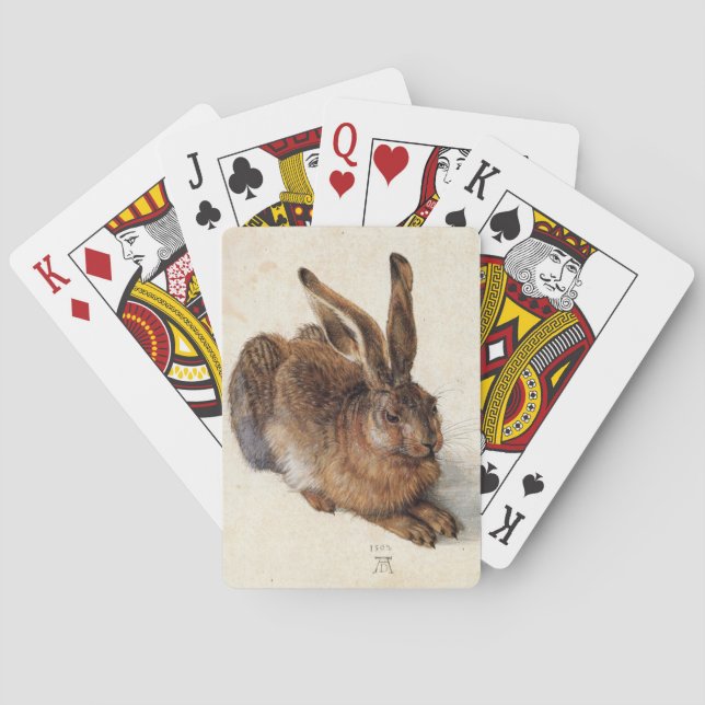 Jeu De Cartes Le lièvre du RABBIT par Albrecht Durer (dos)