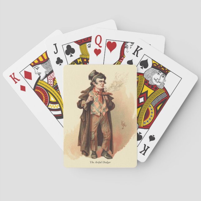 Jeu De Cartes Le livre de l'amour de Kyd, Oliver Twist de Dicken (dos)