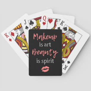 Jeu De Cartes Le maquillage est beauté d'art est esprit
