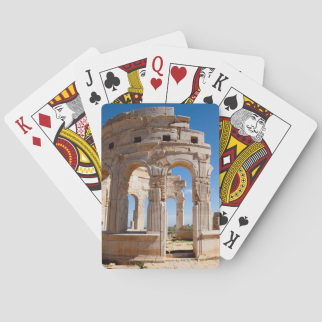 Jeu De Cartes Le Marché, Leptis Magna, district d'Al Khums (dos)