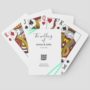 Jeu De Cartes Le mariage du nom du couple ajoutez détail du scan