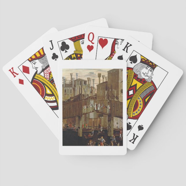 Jeu De Cartes Le miracle de la relique de la Sainte Croix, détai (dos)