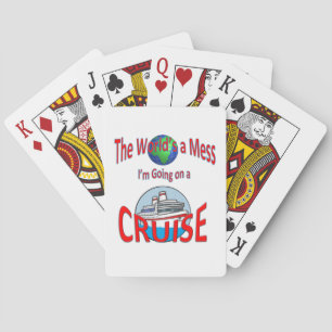 Jeu De Cartes Le monde est une croisière drôle de désordre