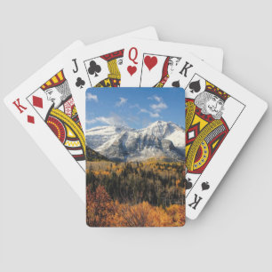 Jeu De Cartes Le mont Timpanogos à l'automne Monts Utah