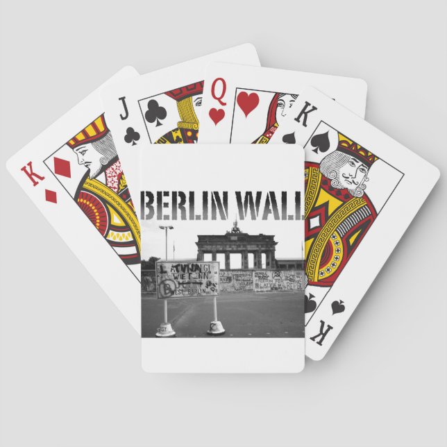 Jeu De Cartes Le Mur de Berlin Allemagne 1989 - Pro Photo (dos)