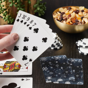 Jeu De Cartes Le Noël de SlipperyJoe, hiver magique paisible à