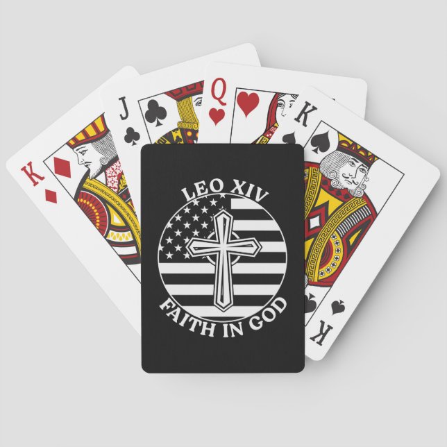 Jeu De Cartes Le pape Léon le 16ème Léon XIV (dos)