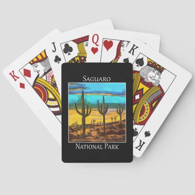 Jeu De Cartes Le Parc national du Saguaro (dos)
