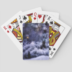 Jeu De Cartes Le pays des merveilles d'hiver de forêt de Milou