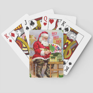 Jeu De Cartes Le Père Noël Dans Son Atelier