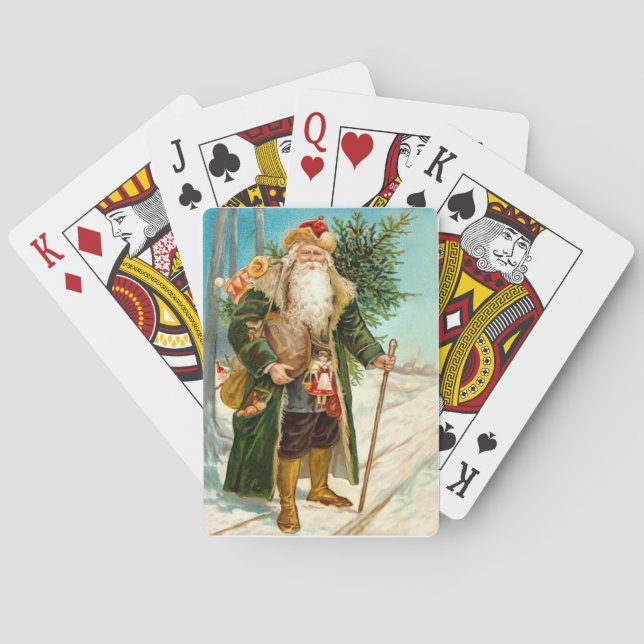 Jeu De Cartes Le père noël victorien (dos)