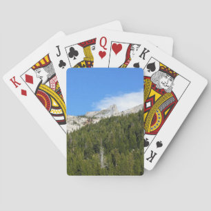 Jeu De Cartes Le pic de la cathédrale au lac Tenaya, Yosemite, C