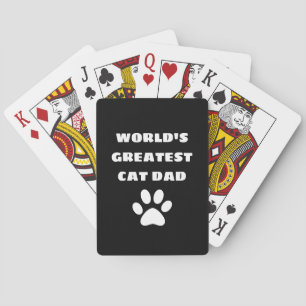 Jeu De Cartes Le plus grand chat du monde personnalisé papa text