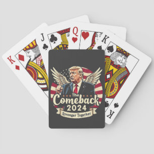 Jeu De Cartes Le Plus Grand Retour 2024 Plus Forts Ensemble Trum