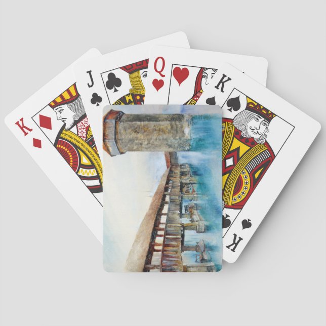 Jeu De Cartes Le pont de la Chapelle à Lucerne (Suisse) (dos)