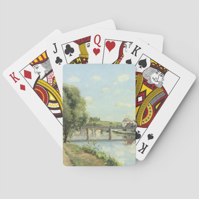 Jeu De Cartes Le Pont Du Chemin De Fer Camille Pissarro (dos)