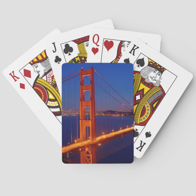Jeu De Cartes Le pont iconique avec San Francisco (dos)