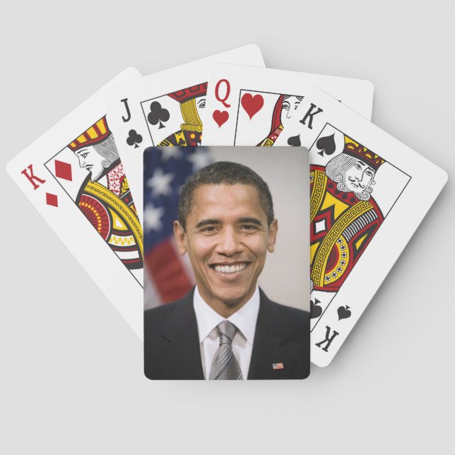 Jeu De Cartes Le président américain élu Barack Obama (dos)