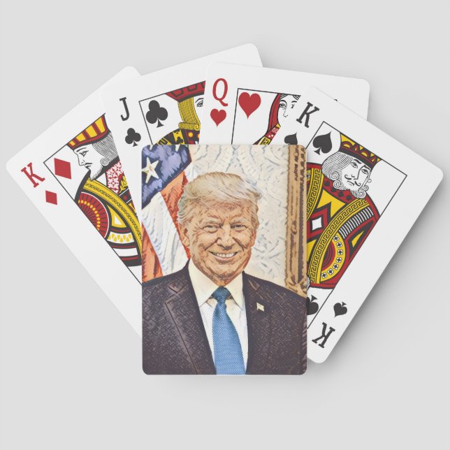 Jeu De Cartes Le Président Donald Trump Art Bicycle Jouer Des Ca (dos)