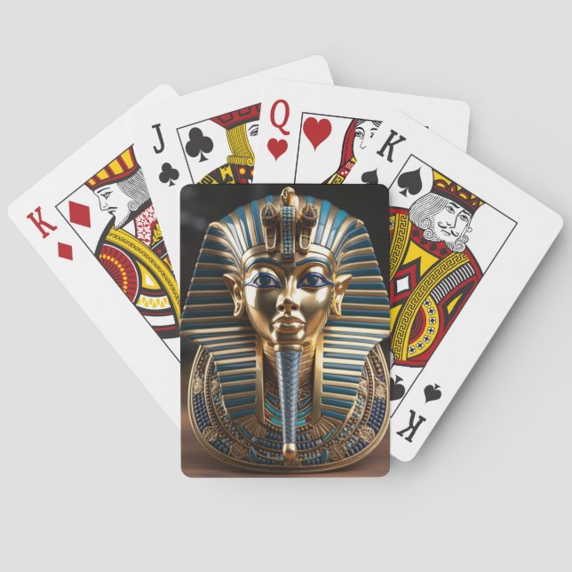 Jeu De Cartes Le roi égyptien Toutankhamon (dos)