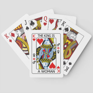 Jeu De Cartes Le roi est une femme