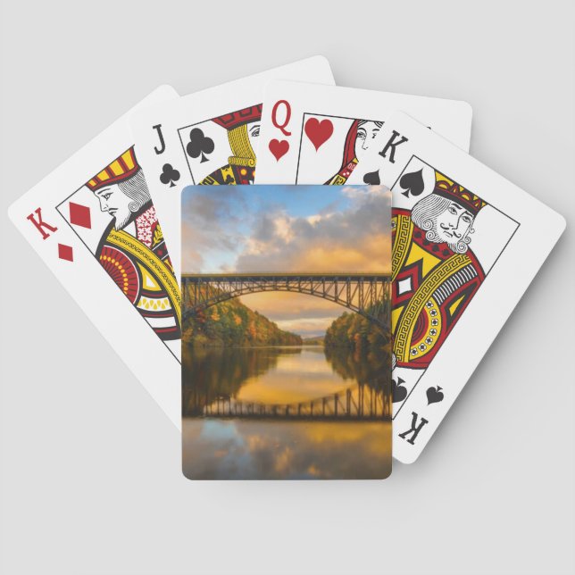 Jeu De Cartes Le Roi français Bridge dans l'automne (dos)