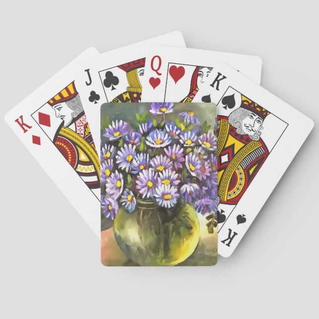 Jeu De Cartes Le Roi George Asters (dos)