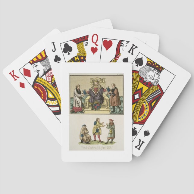 Jeu De Cartes Le Roi Henry VIII (1491-1547) du frontispice (dos)