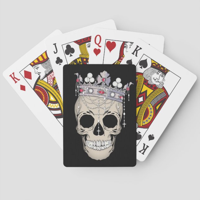 Jeu De Cartes Le Roi Skull (dos)